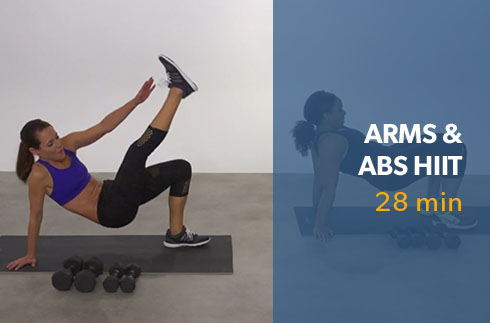 Spring Arms & Abs HIIT 28 min